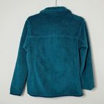 Patagonia  Re-Tool Snap T Fleece Pullover Size Medium Jacket Teal Sweater Women’s Photo 5