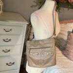 P&Co Stone &  Leather Purse Shoulder Bag Light Tan Photo 13