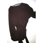 NWT $795 Womens 16 Max Mara Marina Rinaldi Jacket Dark Red Wine Wool Belt Raisin Photo 5