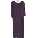 Alex Evenings  Deep Plum One Piece Gown Womens 16W NWT Formal Wedding Holidays Photo 7