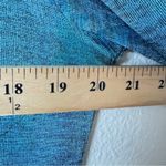 One World  Blue Embroidered Rhinestone Y2K Tunic Blouse Womens L Maximalist Top Photo 10