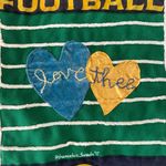 University of Notre Dame reworked Football field helmet hoodie Yellow Size M Photo 6