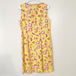 Sag Harbor Vintage Sag Harbour Petites Yellow Cottagecore Floral Plaid Summer Dress Photo 5