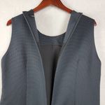 Ellen Tracy Womens Sheath Dress Size 16 Navy Beaded Sequin Statement Collar Mini Photo 5