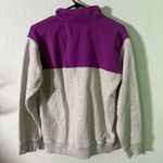 Aritzia TNA Top Pullover Sweater 1/4 Zip Size Small Gray Photo 2