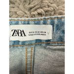ZARA NWOT  Cropped Cami‎ Skirt Effect Crop Denim Spaghetti Straps Tank Top S Photo 2