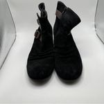 Paul Green  Newbury Black Suede Ankle Boots UK 6 US 8.5 suede booties Photo 1