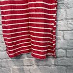 NWT The GREAT. Size 1/S Button Side Dress Cardinal Stripe oversized t Photo 10