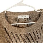 John + Jenn Brown Ombre Netted Long Sleeve Pullover Knit Sweater Women Sz SP Photo 2