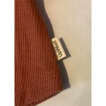 EUC UpWest Waffle Knit Long Sleeve Crewneck Top, Rust, Sz M Red Size M Photo 4