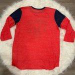 Hurley  Red and Blue Crew Neck Shirt Size L Photo 1