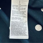 Old Navy Polka Dot Cut Midi Out Shirt Dress Navy Blue White Size S Photo 11