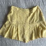 Hollister Yellow Floral Skort Photo 0
