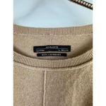ALLSAINTS  100% Cashmere Tan Relaxed Fit Sweater - Size - Medium Photo 3