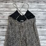 For Love & Lemons  Women's Heart of Gold Dress Tan Brown Black XS Extra Small NWT Photo 4