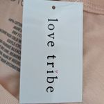 Love Tribe  Cherry Bomb Light Pink Retro T-Shirt Size Medium Retro Babydoll Tee Photo 7