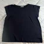 ZARA  Black Short Sleeve Tee Photo 0