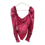 Free People Brunch Date Floral Bodysuit // Size Small Photo 1