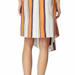 Habitual new ᯾ Skylar Asymettrical Handkerchief Hem Skirt ᯾ Tangerine Stripe Photo 6