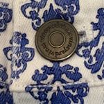 Vineyard Vines  Gustavia White Blue Printed Mid Rise Skinny Ankle Jeans Size 4 Photo 4