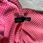 Outback Red  Polka Dot Shirt Top Button Sleeve‎ Size XS Photo 8
