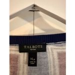 Talbots charming cardigan tea party printed sweater XL petite Photo 2