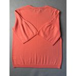 Women’s Nordstrom Signature Salmon Cashmere 3/4 Sleeve Sweater Sz L Pink Size L Photo 2