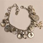 Source Unknown Chunky Sea Shell Coral Pearls Adjustable Charm Bracelet Nautical Beach Coastal Photo 1