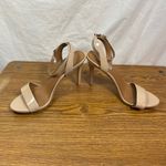 Steve Madden  Reno Heels Ankle Strap‎ Dressy Party Nude Beige Size 9.5M Photo 2