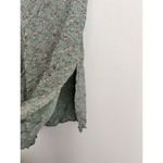 Brandy Melville Phoebe Midi Skirt Ditsy Floral Thigh Slit Teal Mint Coquette S Photo 3