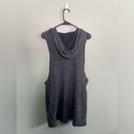 Project Social T  X Out from Under Grey Sleeveless Hooded Muscle Sweatshirt SZ S Photo 6