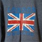Awnhill Vintage Britain Heather Navy Blue Sweatshirt Size Large Photo 2