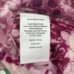 Talbots Womens 100% Merino Wool Long Puff Sleeve Floral Print Sweater Large Photo 7