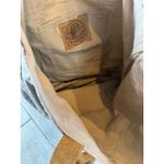 The Barrel Shack The Pascale Tote Duffel Bag Leather Wool Handmade USA NWT Boho Photo 13