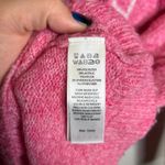 Cupcakes and Cashmere Pink Heart Print Hoodie Sweater Women's Large Photo 6