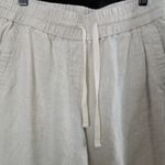 Talbots  Linen Pants Women Small Cropped Relaxed Coastal Boho Loungewear Vacation Photo 2