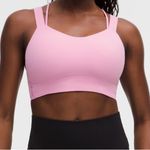 Lululemon like a cloud sports bra size 10 pink frosting Photo 10