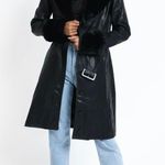 LIONESS e Brooklyn Long Coat Black Photo 0