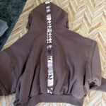 Free People  Movement Snow Flow Cropped Hoodie Sweatshirt Gray S Active Overszd Photo 6