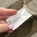 NICHOLAS Green Striped Shrug Crop Cardigan Size Medium Photo 4