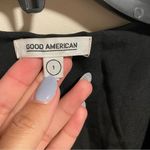 Good American Black Cheetah Print Wrap Midi Dress- Size 1 (2/4) Photo 6