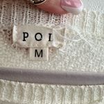 POL Light Beige Sunflower Knit Bohemian Oversize Top Medium NWOT Photo 7