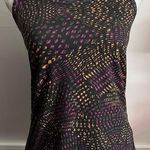 Fabletics  • Leon Tank Top Fractal Print Black Purple Orange Photo 1