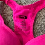 MTA Sport MTA Sports Bright Pink Padded Underwire Sports Bra Women's Size Medium Photo 1