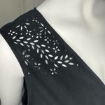 Idyllwind  Black Sleeveless Fringe Top Western Style Size Medium Photo 3