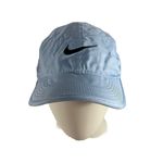 Nike Drifit Featherlight Hat Cap Strap Back Blue Swoosh Logo Performance Women’s Photo 1