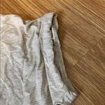 Adrienne  Beige V-Neck Short Sleeve Tee medium super soft Photo 3