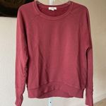 Anthropologie Crossly made in Italy 100% cotton beautiful dusty rose jersey sweatshirt Photo 0