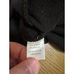 Lulu B Button Down‎ Tunic Top Size Medium Cotton Blend Artsy Lagenlook Stretch Black Photo 8