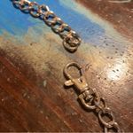 Karl Lagerfeld  slight gold with cool undertone chain pearl belt with Name Photo 3